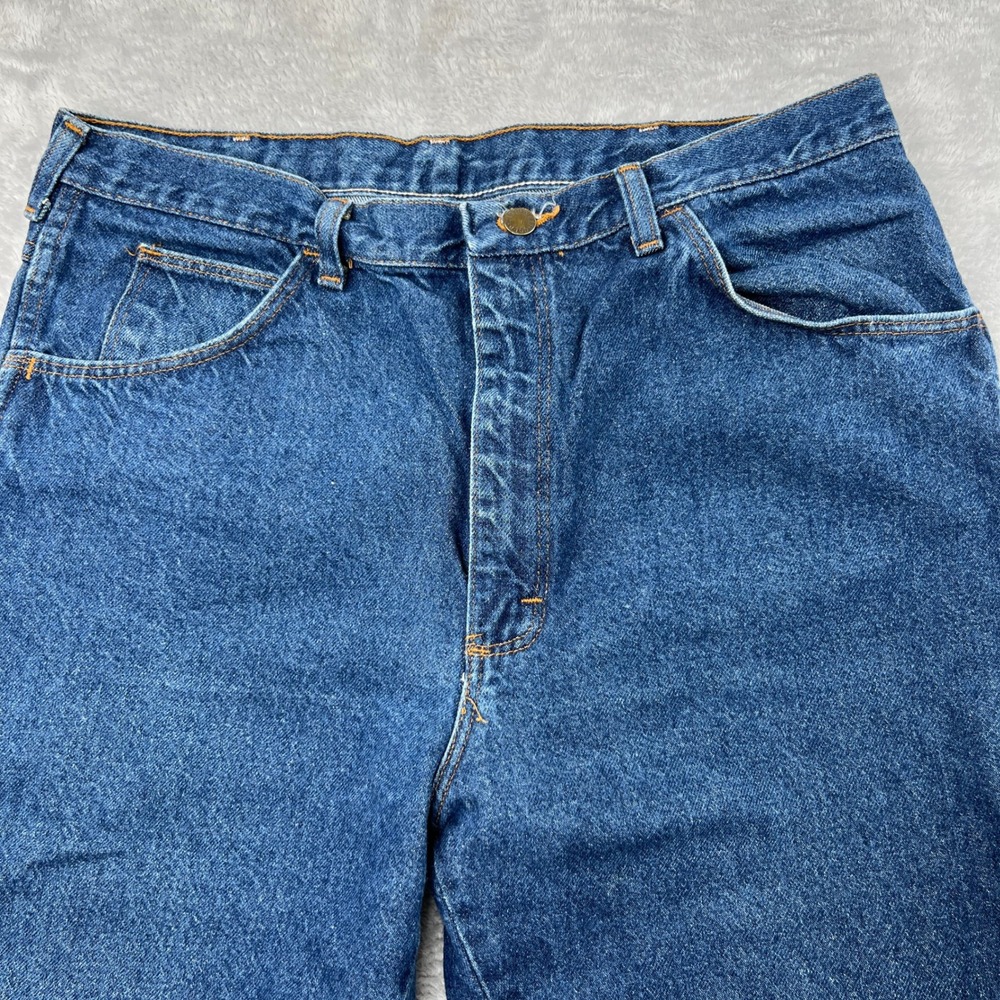 VTG‎ VF Jeanswear Mens Straight Leg Blue Denim Jeans Cotton 38x30 87635RG Medium - Picture 2 of 10